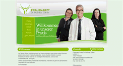 Desktop Screenshot of frauenarzt-zoellner.de